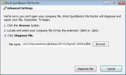 quickbooks file doctor installation wizard